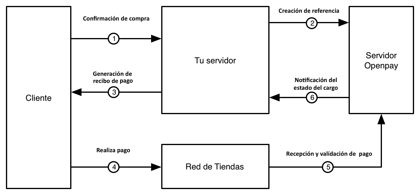 Flow to make payments in stores